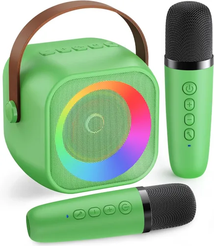 Vista 18 de Máquina de karaoke para niños, regalos de karaoke para niñas de 4, 5, 6, 7, 8, 9, 10, 12 años o más, fiesta de cumpleaños, 4 a 12 años, juguetes