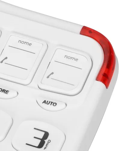 Vista 9 de Teléfono con cable grande, teléfono para personas mayores, 3 recuerdos individuales, teléfono fijo grande s ideal para la oficina en casa de ancianos