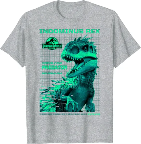 Vista 53 de Jurassic World Indominus Rex Hybrid Predator T-Shirt Small Negro
