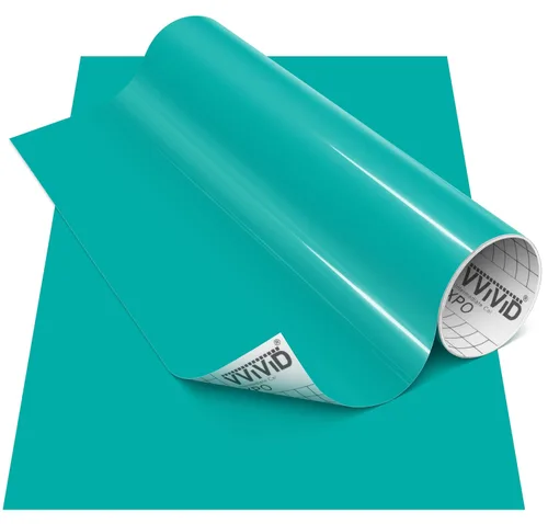 Vista 204 de VViViD Vinilo adhesivo permanente DECO65 Cream Gloss para Cricut, Silhouette y Cameo (rollo de 7 x 11.8 pulgadas)