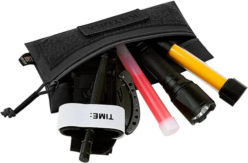 Vista 3 de KRYDEX Bolsa de administración con bolsa de bocadillos con panel de bucle para chaleco táctico Chest Rig