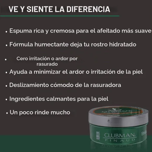 Vista 5 de Clubman Jabón de afeitar, 2.5 oz