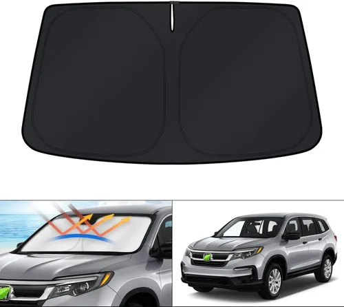 Vista 197 de KUST Parasol para parabrisas para BMW X1 F48 2016, 2017, 2018, 2019, 2020, 2021, 2022, accesorios de ajuste personalizado, parasol plegable