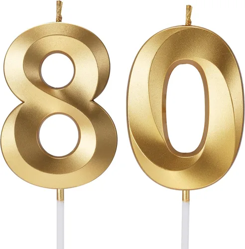 Vista 10 de Decoración para tarta de cumpleaños con número 1/2, medio año, 6 meses