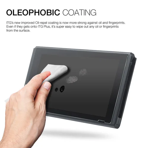 Vista 4 de PDP Gaming Official Screen Protector Kit Screen Protector, Cloth, Applicator Nintendo Switch