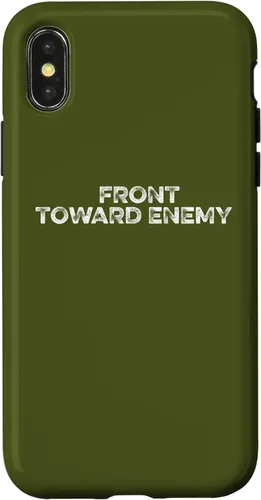 Vista 5 de Funda para iPhone 16 frente a la mina enemiga militar veterano ejército Claymore Mines Case