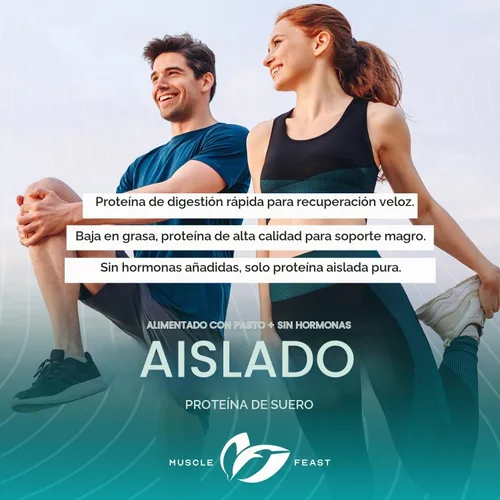 Vista 8 de Muscle Feast Proteína de suero aislada de vacas alimentadas a pasto, totalmente natural sin hormonas, criadas en pasto, Proteína de suero aislada