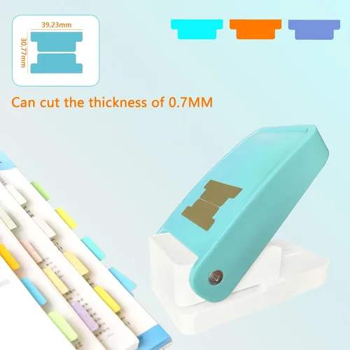 Vista 3 de Sticky Index Labs Maker, operado manualmente rápido y fácil de hacer pestañas, se puede utilizar para el hogar, bricolaje y manualidades, escuela