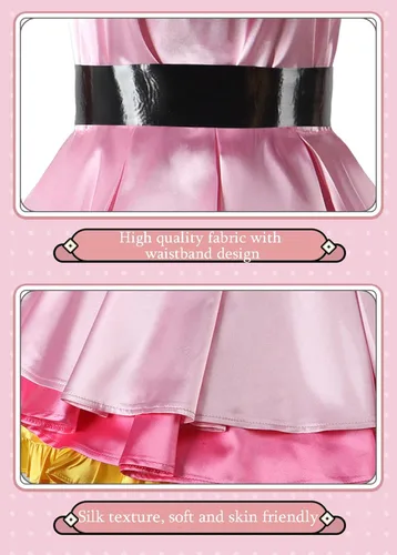 Vista 2 de Tomioka Ai Hoshino - Disfraz de anime OShiNoKo Cosplay uniforme para niña lindo traje Lolita vestido