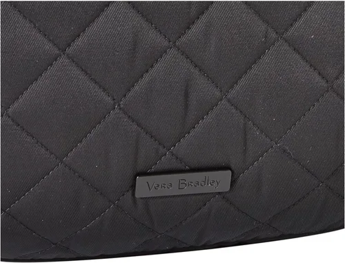 Vista 3 de Vera Bradley Mochila convertible y plana de sarga de rendimiento para mujer, Negro
