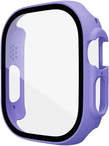 Vista 5 de Protector de pantalla de PC para Apple Watch Ultra de 1.929 in Smartwatch Glass+case Bumper Cubierta Templada para Iwatch Series 8 Ultra Accesorios