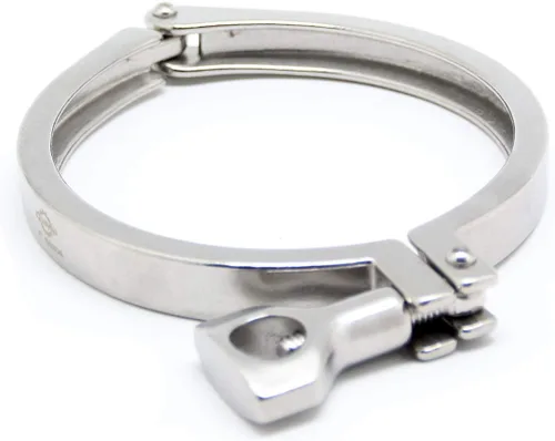 Vista 13 de Tri Clamp 0.5-0.75" Acero inoxidable 304 Heavy Duty Sanitaria Abrazadera Solo Pin con Junta de Silicona
