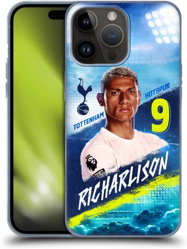 Vista 56 de Head Case Designs Officially Licensed Tottenham Hotspur F.C. Cristian Romero 2023/24 First Team Gel Case [Military Grade] Compatible with Apple