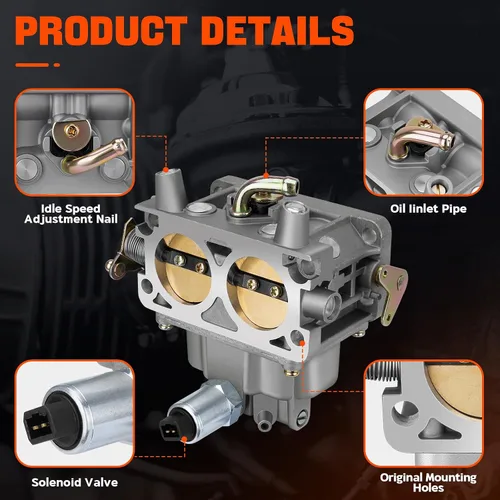 Vista 4 de 0E25480ESV Kit de carburador compatible con Generac GP15000 GP17500 GT760 GT990 GTH990 Reemplazo para Generac Guardian 0G4612 0K1588 E0506 0E0506