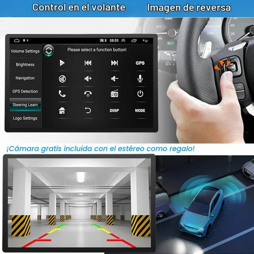 Vista 7 de Radio de coche estéreo para Ford F150 2009 2010 2011 2012 2013 2014 con Carplay inalámbrico Android Auto 10 pulgadas pantalla táctil navegación