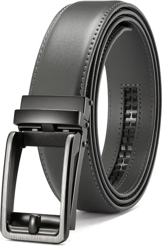 Vista 9 de CHAOREN Cinturones Click para hombre – Cinturón de trinquete para hombre de 1 3/8 pulgadas para pantalones de vestir – Compañero perfecto