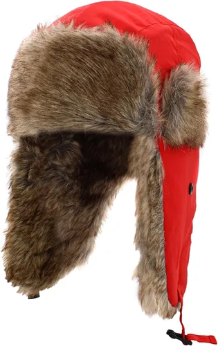 Vista 28 de Wool Blend Aviator Trapper hat Trooper Ear Flaps Ushanka Eskimo Russian Warm Winter Cold 1. Mezcla de lana de oliva