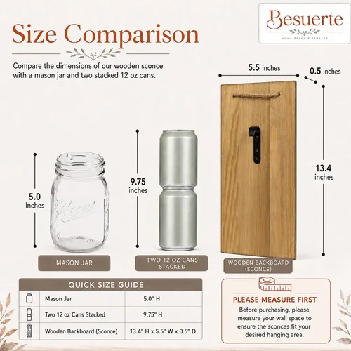 Vista 41 de Decoración rústica de madera para colgar en la pared con tira de luces LED para sala de estar y dormitorio modernos, estilo campestre inspirador
