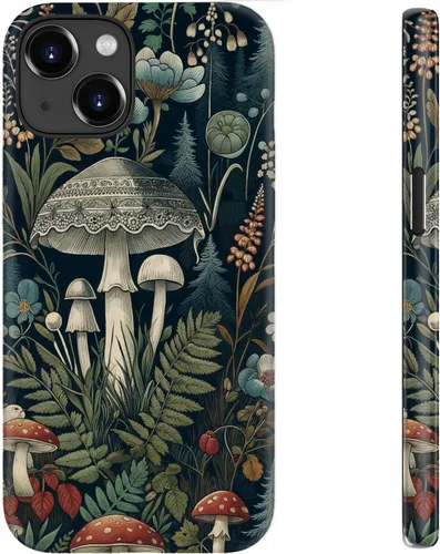 Vista 28 de bemal Funda para iPhone 12 Mini, estética, vintage, floreciente, peonía, concha, femenina, compatible con MagSafe, moderna, única, moderna, moderna