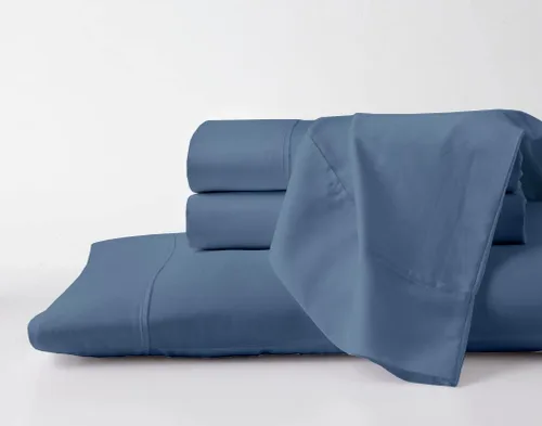 Vista 7 de Juego de sábanas de algodón egipcio puro de 600 hilos y fundas de almohada – Sábanas de algodón egipcio tamaño individual – Sábanas de satén