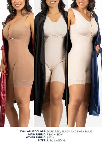 Vista 6 de BE SHAPY 401-211 Faja poscirugía etapa 2 + conjunto de pijama para mujer