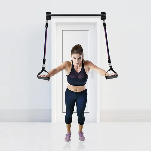 Vista 6 de SELEWARE Heavy Duty Welded Pull Up Bar, Versatile Doorway Wall Mount, Joist Mounted, and Ceiling Mounted Chin Up Bars, Thick Metal Sturdy