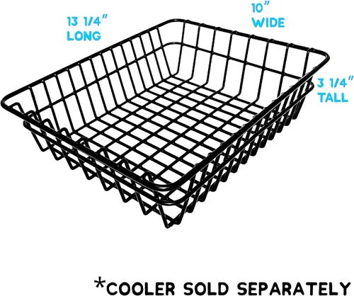 Vista 3 de Above Sea Level Cesta enfriadora para YETI Tundra Haul, YETI Roadie 48 y YETI Roadie 60 – Estante enfriador de alambre para enfriadores de ruedas