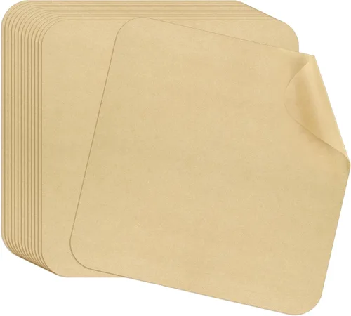 Vista 16 de WMKGG Papel pergamino rectangular para freidora de aire, 100 forros desechables perforados para freidora de aire con 2 alfombrillas de parrilla