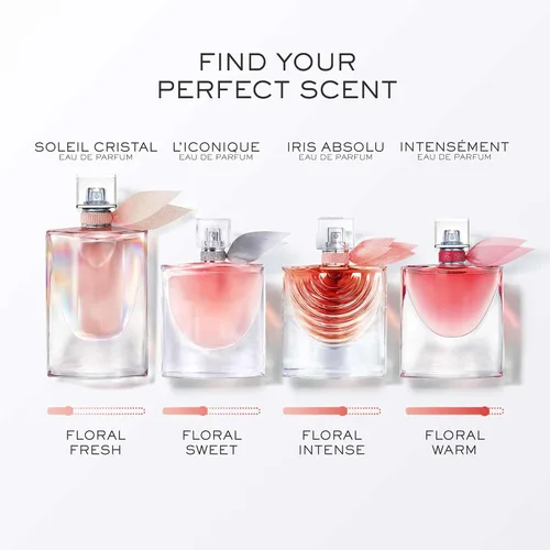 Vista 3 de Lancôme La Vie Est Belle Iris Absolu Eau De Parfum - Perfume cálido y picante para mujer - Con notas de iris, jazmín e higo - Fragancia de larga