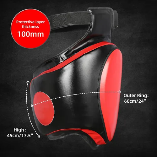 Vista 4 de Muay Thai - Almohadillas para muslos de kickboxing, almohadilla para piernas para artes marciales, entrenador, entrenador de taekwondo