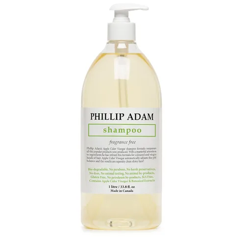 Vista 6 de Phillip Adam Champú sin fragancia, sin sulfato y sin parabenos, equilibra el pH del cabello y el cuero cabelludo, 12 onzas
