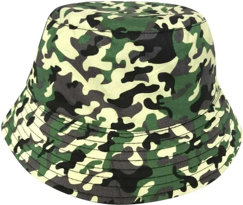 Vista 16 de Sombrero de pescador reversible para mujer, diseño de pescador, playa, para el verano, plegable, para el sol 2 piezas leopardo (verde+marrón)