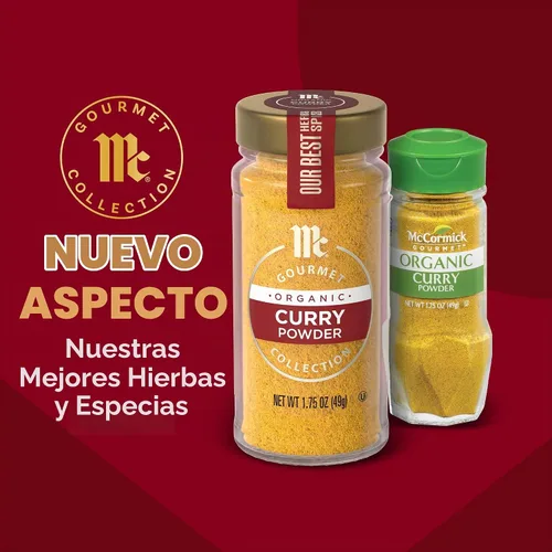 Vista 4 de McCormick Gourmet Curry en Polvo Orgánico, 1.75 Oz