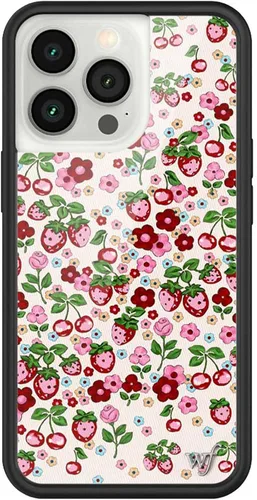 Vista 30 de Fundas Wildflower - Compatibles con Apple iPhone 13 Pro Protector de goma negro, certificado de prueba de caída de 4 pies, propiedad de mujeres