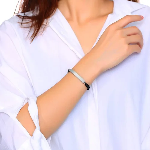 Vista 42 de Pulsera de urna personalizada para cenizas, recuerdos de joyería de cremación para mujeres y hombres, pulsera ajustable de cuerda tejida hecha a