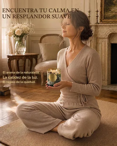 Vista 8 de M&SENSE Velas de Cítricos para el Hogar Aromáticas, Vela de Soja Orgánica Natural de 12.7oz 75 Horas de Larga Duración de Combustión Lenta, Vela