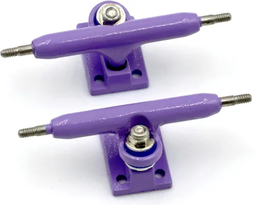 Vista 8 de A1 Pro Fingerboard Trucks 36 mm 34 mm 32 mm con nueva base y copa de pivote (32 mm Azul bebé)