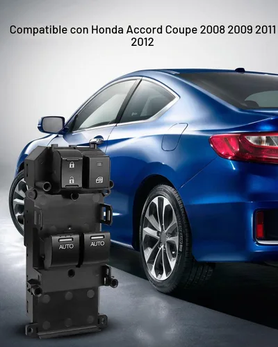 Vista 6 de Interruptor maestro de elevalunas eléctrico para Honda Accord Coupe 2008