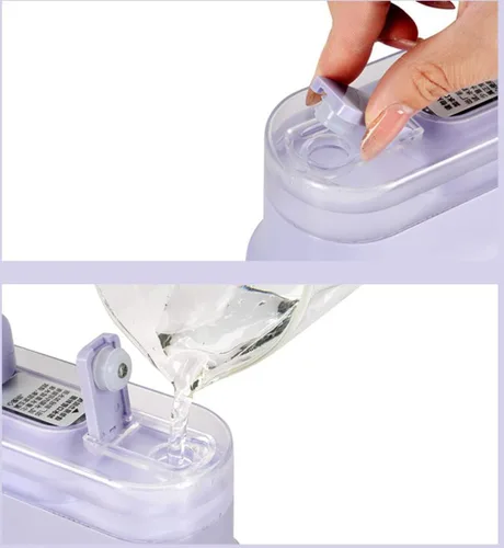 Vista 7 de Plancha de vapor para ropa, vaporizador manual manual de vapor vertical con generador de vapor para ropa para el hogar portátil seco húmedo dual