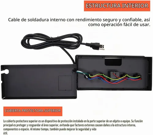 Vista 7 de Caja de toma de corriente integrada Mesa; concentrador de alimentación para mesa de conferencias; 4 salidas AC TR, USB-A USB-C PD 20 W carga rápida