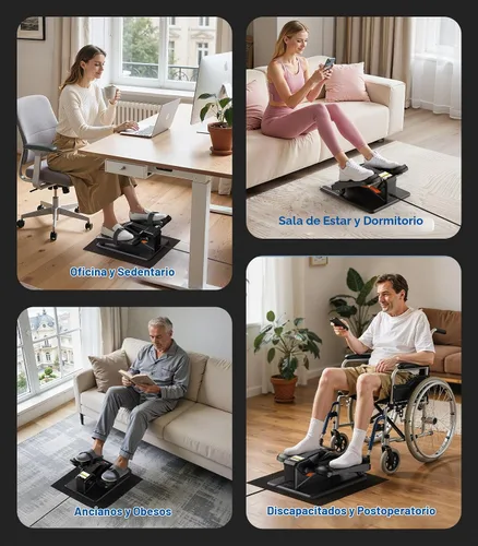Vista 7 de Under Desk Elliptical Machine, Portable Electric Elliptical Exercise Equipment