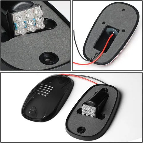 Vista 5 de DNA Motoring ROOFL-T1-SM 5 luces LED de techo con lente ahumada [para Dodge Ram 1500-5500 02-18]