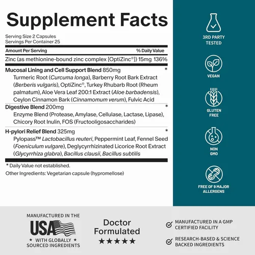 Vista 9 de Snap Supplements Suplemento de lipasa intestinal, probiótico, 50 cápsulas Gut Health Supplement for Women & Men, Digestive Enzymes, Bloating &
