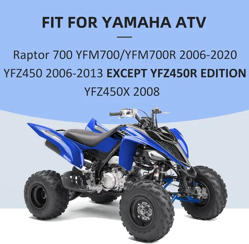 Vista 2 de M MATI Rotor de disco de freno trasero para Yamaha Raptor 700 2006-2020 YFZ450 2006-2013 YFZ450X 2008 1S3-2582W-10-00 1PE-F582W-00-00 1S3-2582W-00-00