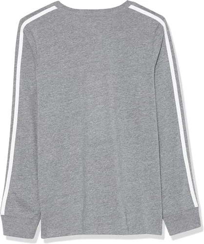 Vista 2 de adidas Boys' Long Sleeve Cotton T-Shirt 3-Stripes Tee