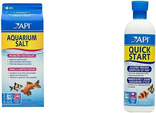 Vista 11 de API AQUARIUM SALT Sal para Acuario de Agua Dulce Caja de 17 Onzas