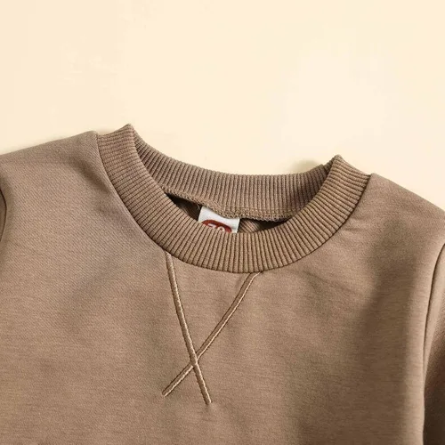 Vista 4 de TBUIALL Ropa de bebé de 3 meses de edad, traje beige, vestidos anudados para bebé, niña recién nacida, vestido de niña de flores de 12-18 meses