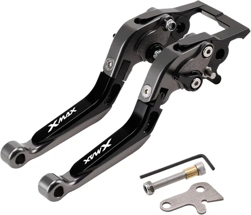 Vista 25 de Palanca de freno de embrague plegable ajustable para Xmax 125 250 300 400 XMAX250 XMAX300 2018 2023 (color : 7)