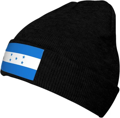 Vista 35 de Gorro de punto nacional para invierno y otoño, gorros para hombres y mujeres, gorro cálido con puños, gorro de esquí suave unisex