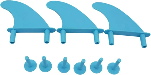 Vista 7 de 3 aletas suaves para tabla de surf, tornillos de aleta de surf, piezas de tabla de surf de espuma, aletas de empuje para tabla de crucero, surf